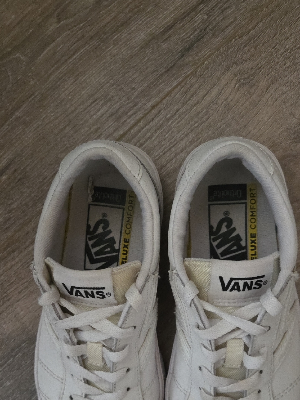 Vans White Leather Sneakers - Picture 4 of 7
